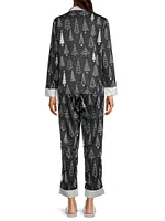 Beth 2-Piece Tree-Print Pajama Set