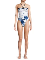 Dream Sky Halter One-Piece Swimsuit