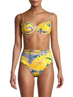 Pietra Floral Balconette Bikini Top