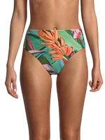 Banana Foliage Hot Pants