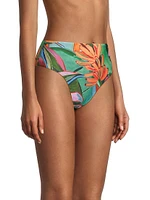 Banana Foliage Hot Pants