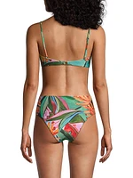 Banana Foliage Underwire Bikini Top