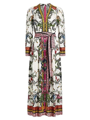 Marchesa Rosa Ivy Floral Maxi Dress