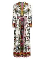 Marchesa Rosa Ivy Floral Maxi Dress