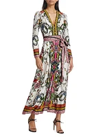 Marchesa Rosa Ivy Floral Maxi Dress