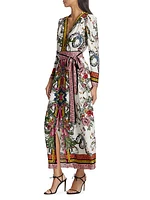 Marchesa Rosa Ivy Floral Maxi Dress