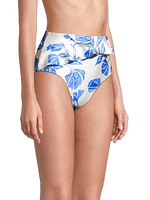 Nightflower Hight-Waist Bikini Bottom