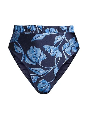 Nightflower High-Cut Bikini Bottom