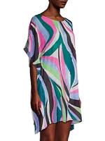 Delos Beaded Colorblocked Caftan