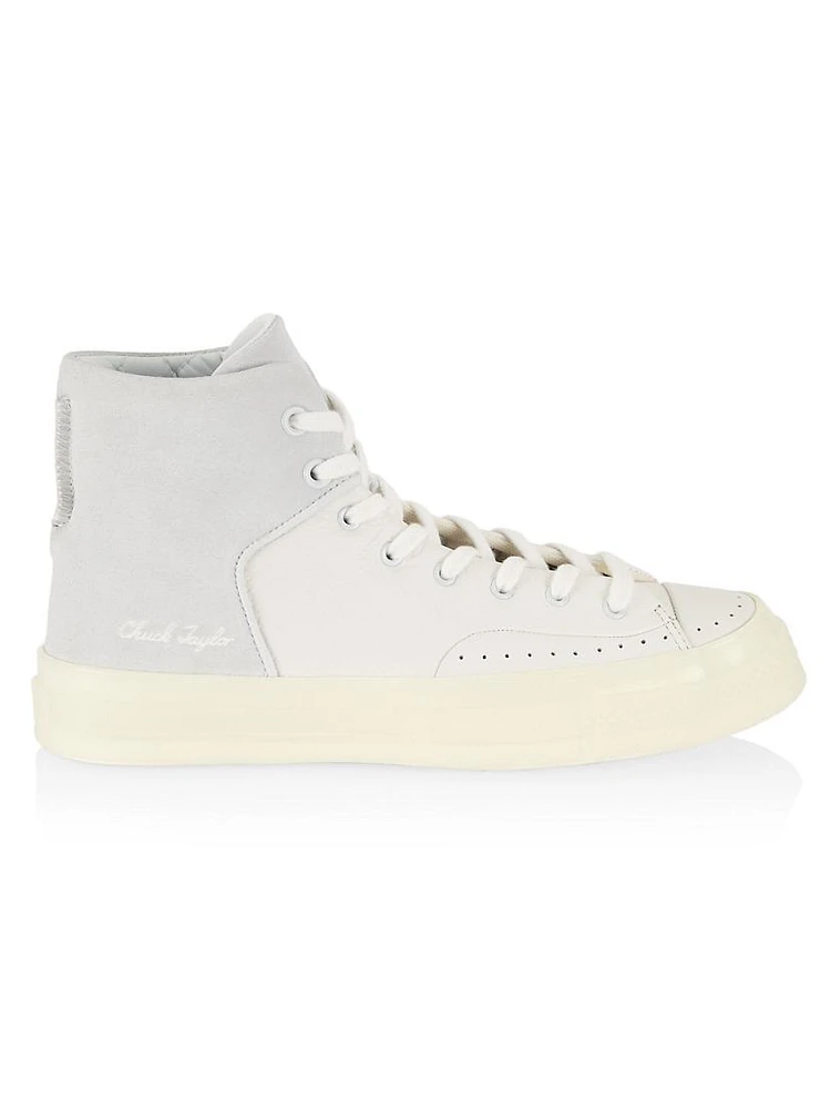 Chuck 70 Marquis Leather High-Top Sneakers