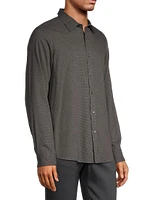 Cotton Button-Front Shirt