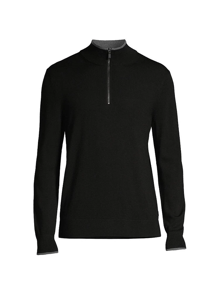 Merino Quarter-Zip Sweater