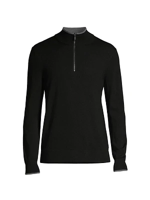 Merino Quarter-Zip Sweater