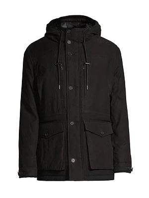 Blocked Parka Jacket