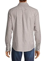 Tattersall Stretch Button-Front Shirt