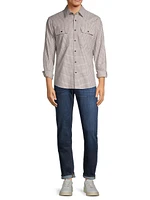 Tattersall Stretch Button-Front Shirt