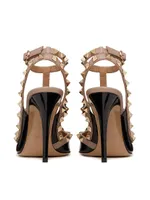 Patent Rockstud Caged Pumps 100 MM