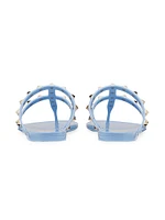 Rockstud Flat Rubber Sandals