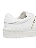 Calfskin Rockstud Untitled Sneakers