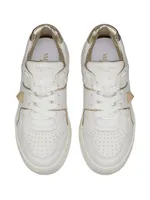 One Stud Low-Top Calfskin Sneakers