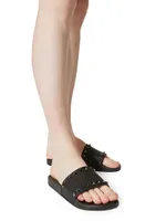 Rockstud Rubber Slider Sandals