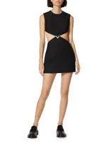 Crepe Couture Short Dress