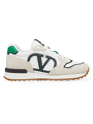 Vlogo Pace Low Top Sneakers In Split Leather