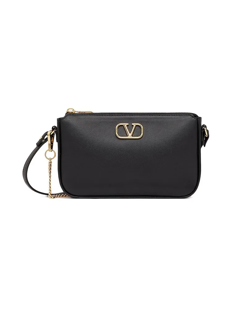 Mini Vlogo Signature Calfskin Crossbody Bag