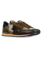 Mesh Fabric Camouflage Rockrunner Sneakers