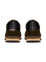 Mesh Fabric Camouflage Rockrunner Sneakers
