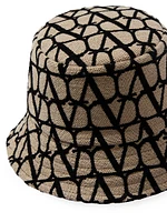 VLogo Monogram Canvas Bucket Hat