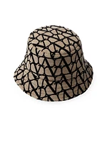 VLogo Monogram Canvas Bucket Hat