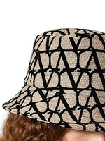 VLogo Monogram Canvas Bucket Hat