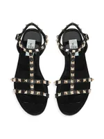 Rockstud Flat Rubber Sandals