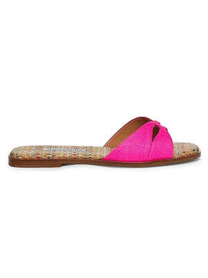 Villette Textile Flat Sandals