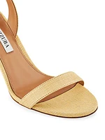 So Nude 89MM Block-Heel Sandals