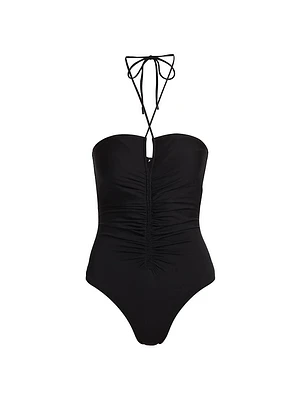 Gabriela Ruched One-Piece Swimsuit