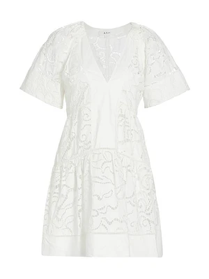 Camila Embroidered Minidress