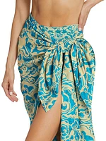 Serra Printed Cotton Sarong