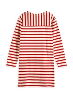 Little Girl's & Girl's Bretton Striped Sweaterdress