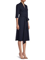 Joan Turtleneck Long-Sleeve Dress