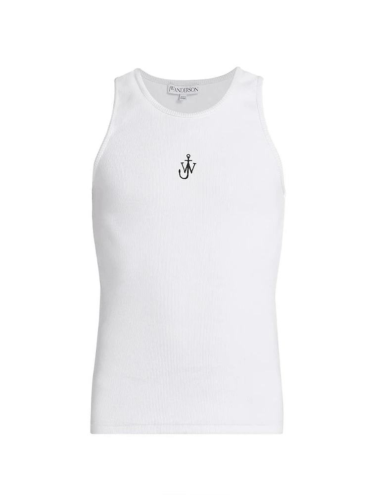 Anchor Embroidered Tank Top