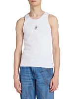 Anchor Embroidered Tank Top