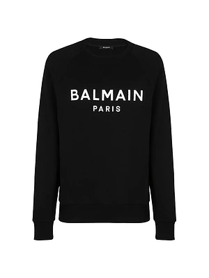 Logo Cotton Crewneck Sweatshirt