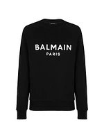 Logo Cotton Crewneck Sweatshirt