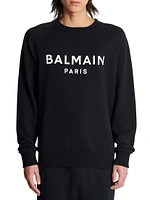 Logo Cotton Crewneck Sweatshirt