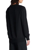 Logo Cotton Crewneck Sweatshirt