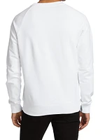 Logo Cotton Crewneck Sweatshirt