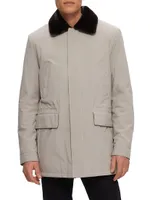 Shearling Lamb Lined Jacket