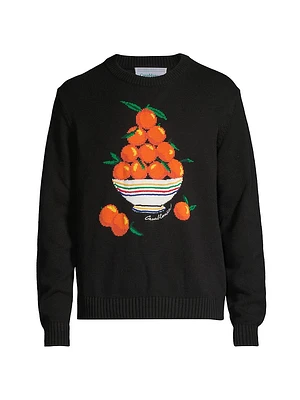 Pyramide D'oranges Intarsia Sweater